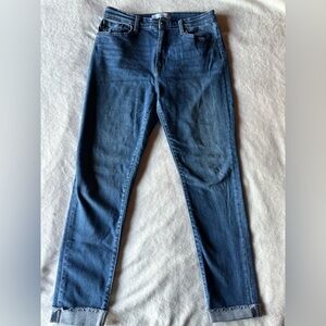 KanCan Mid-Rise Slim Straight Blue Denim Pants Women’s 13 (30)